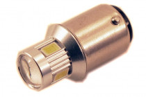 LED лампа (2шт) P21W(BA15S-1156) 6SMD(5630) Lens White в габ - 1