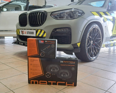 Замена сабвуферов и установка усилителя в BMW X3